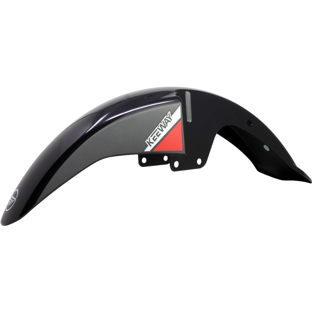 Guardabarros delantero negro con calcomanias (RKG150)