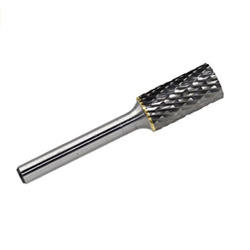 YUFU Fresa Cilindrica para motor tool  de carburo de tungsteno 1/2" Diametro de Fresa Vastago 1/4"