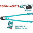 Cizalla 48" CR-V. Para cortar alambre y malla. Acabado pulido en color negro.