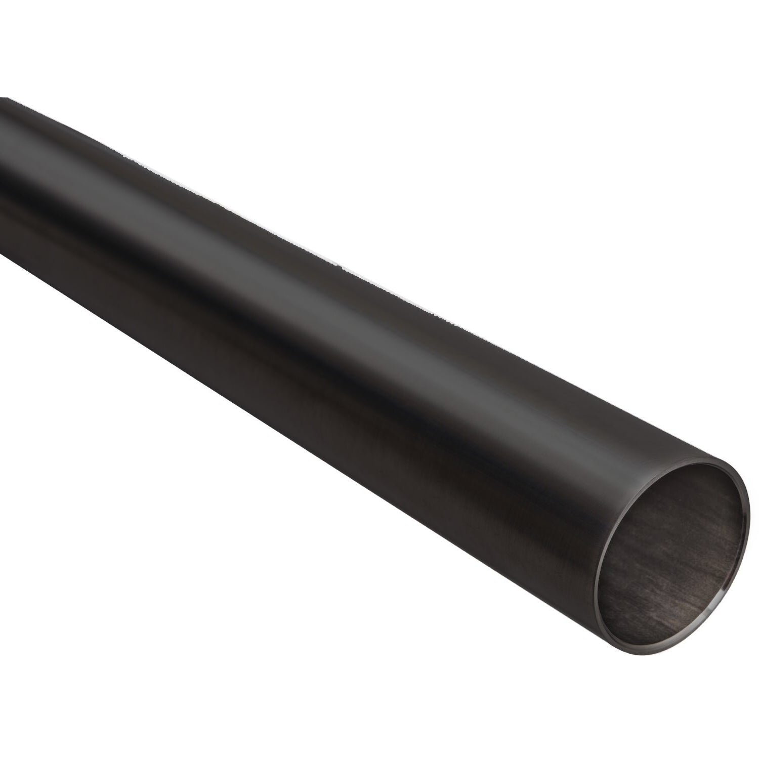 Tubo redondo, DIA-42.4x1.5 mm 4.5 mts,  Inoxidable negro satinado 304SS-PVD