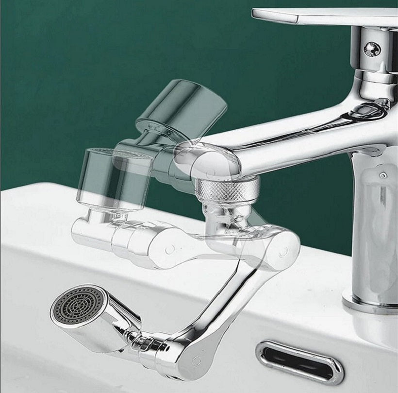 Adaptador flexible para grifo de baño, accesorio flexible para lavamanos, color plateado