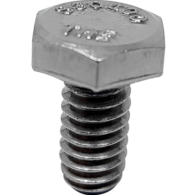 (caja 100) 1/4 x 1/2 Tornillo hexagonal rosca completa inoxidable 18-8.