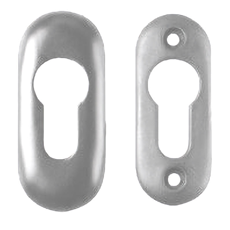 Embellecedor de PVC para Cilindro Tipo Europa. Color Silver